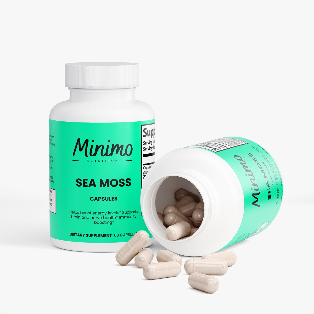 Sea Moss with Bladderwrack and Burdock Root, 60 ct.