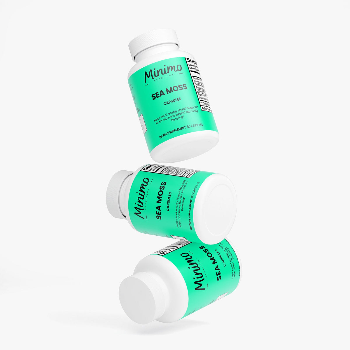 Sea Moss with Bladderwrack and Burdock Root, 60 ct.