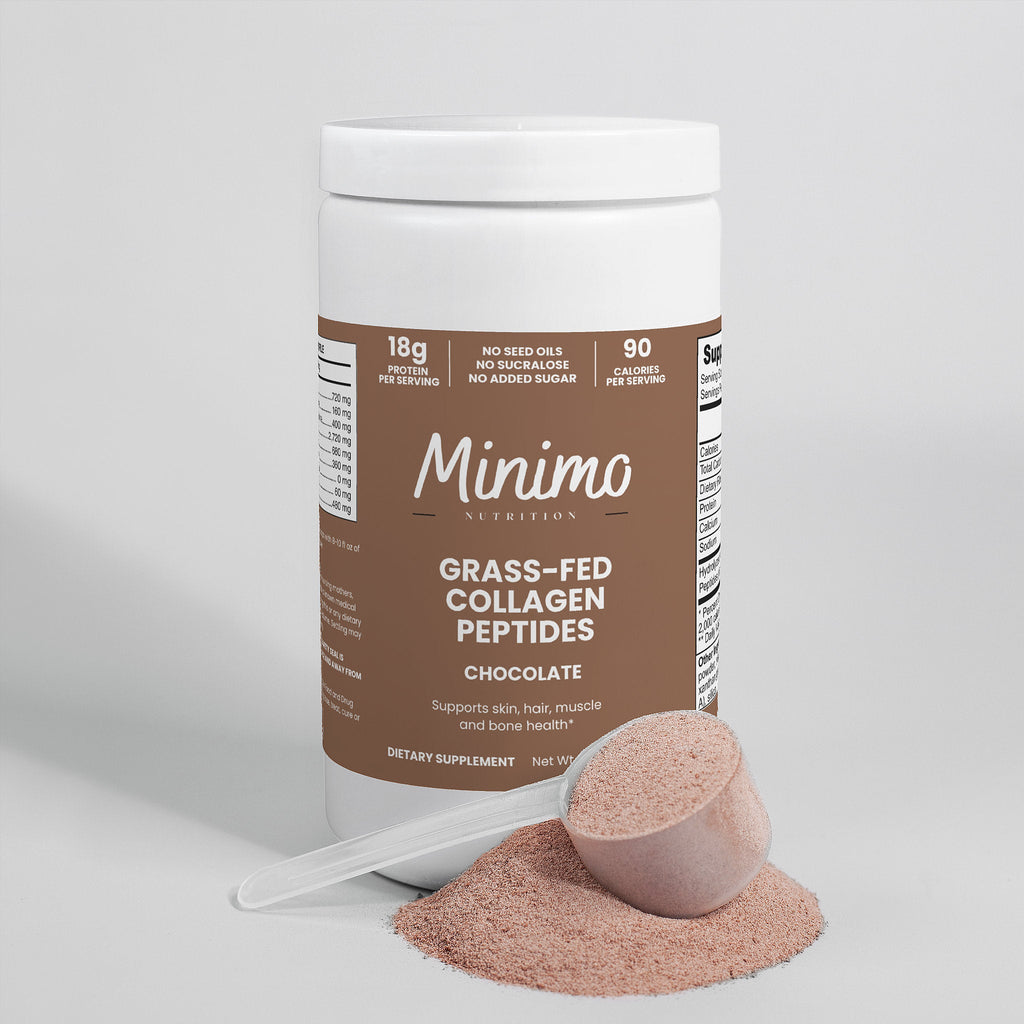 Grass-Fed Collagen Peptides Powder (Chocolate), 13.3 oz.