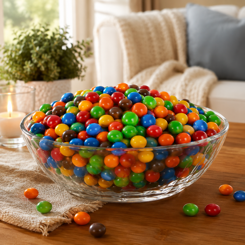 Milk Chocolate Micro Gems Chocolate Candy – Rainbow Colors – Bulk Value Bag