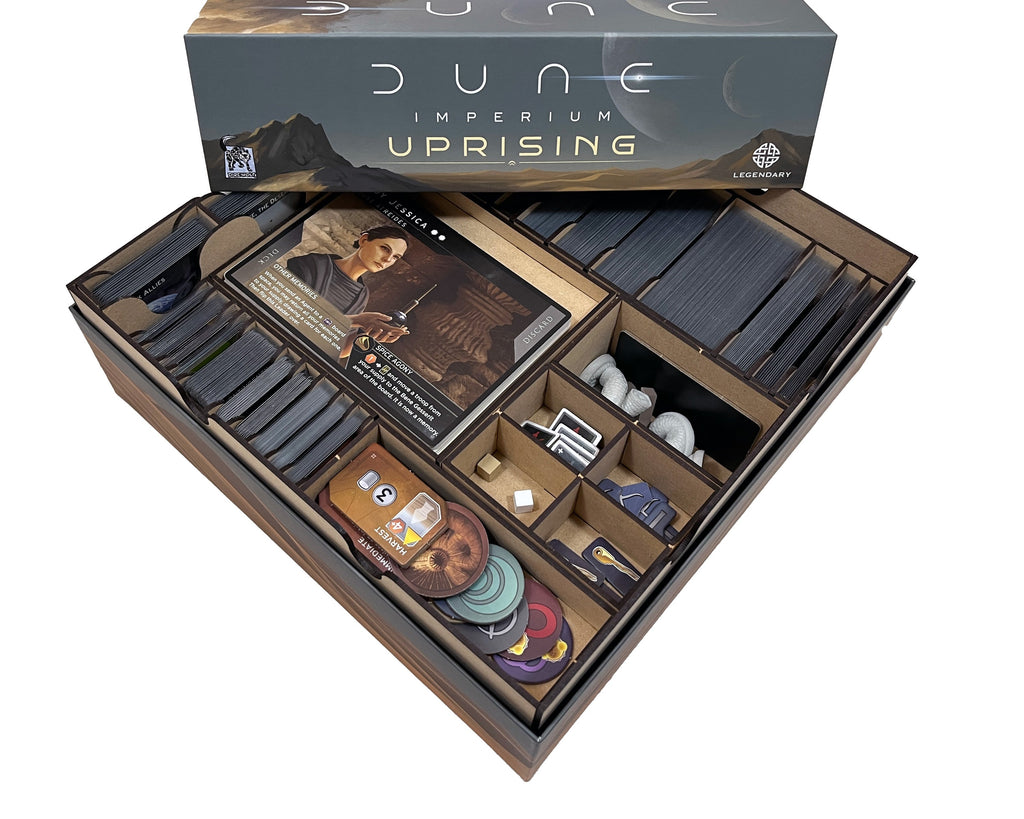 Dune Imperium Uprising Extended Board Game Organizer Insert