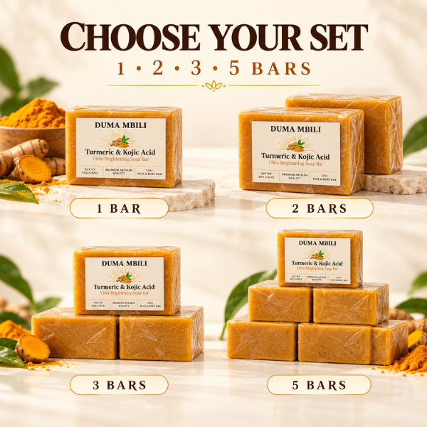 Duma Mbili Turmeric & Kojic Acid Ultra-Brightening Soap Bar