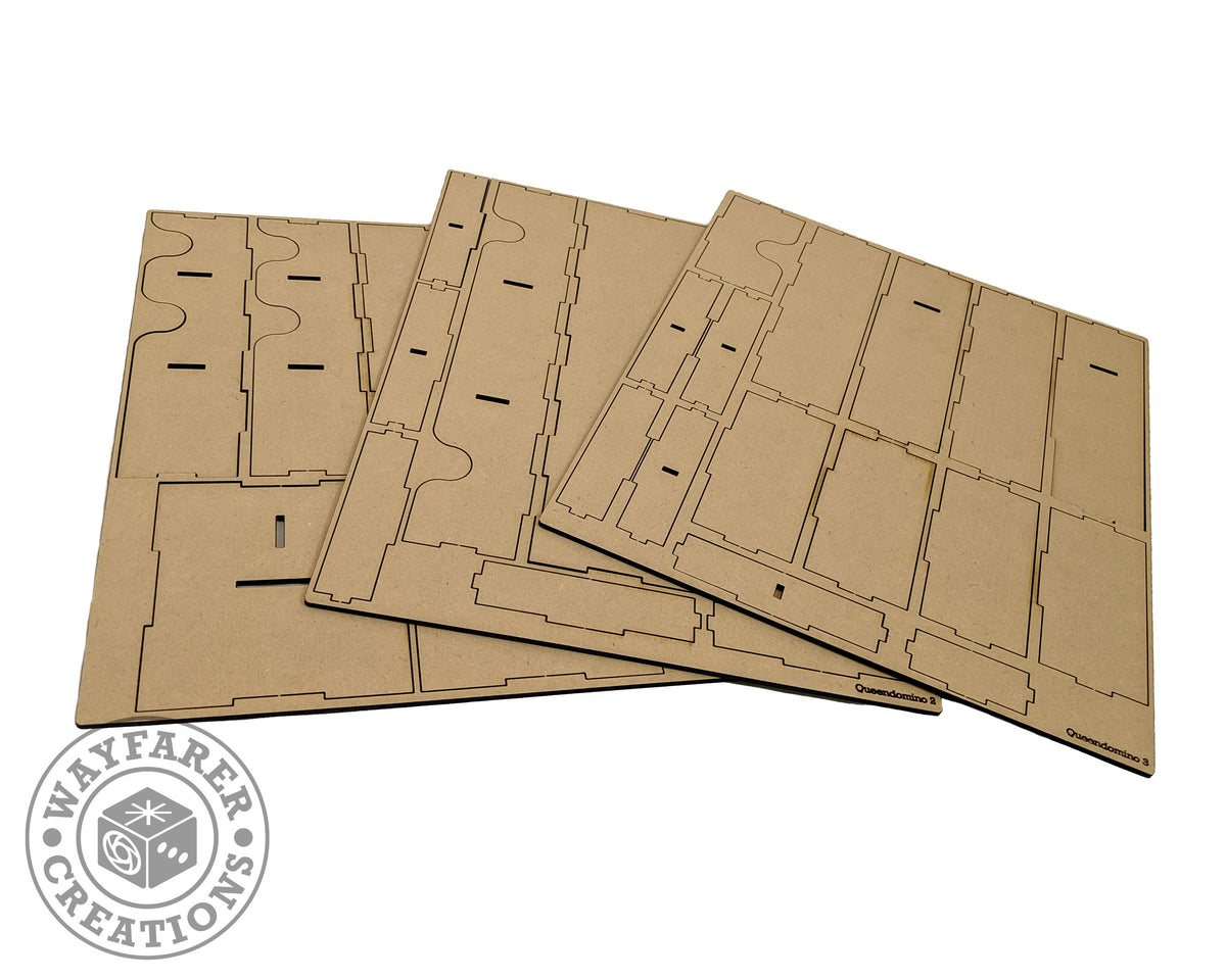 Queendomino Board Game Organizer Insert
