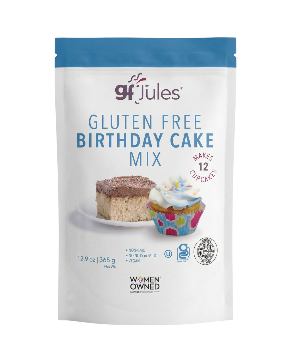 gfJules Gluten Free Birthday Cake Mix
