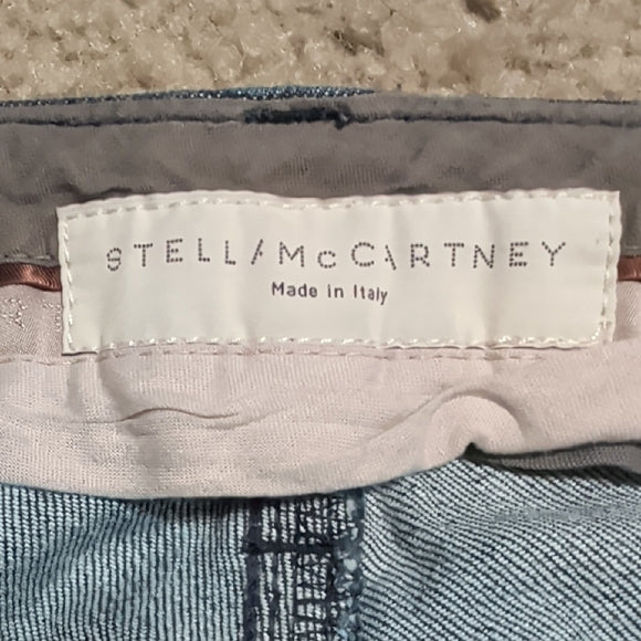 Stella McCartney Dark Blue Denim Trousers Women's 32