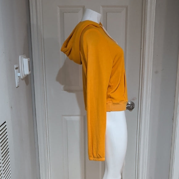 n:PHILANTHROPY Mustard Yellow Relaxed Hoodie Women's Large