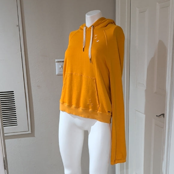 n:PHILANTHROPY Mustard Yellow Relaxed Hoodie Women's Large