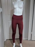 All In Motion Burgundy High-Waist Sculpting Leggings w/ Pockets XS