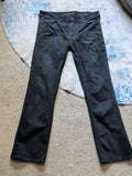 Calvin Klein Jeans Black Modern Boot Denim Men's 33x32