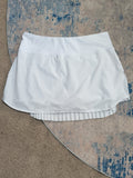 Baleaf White Athletic Skort with Pleated Skirt Women's 2XL