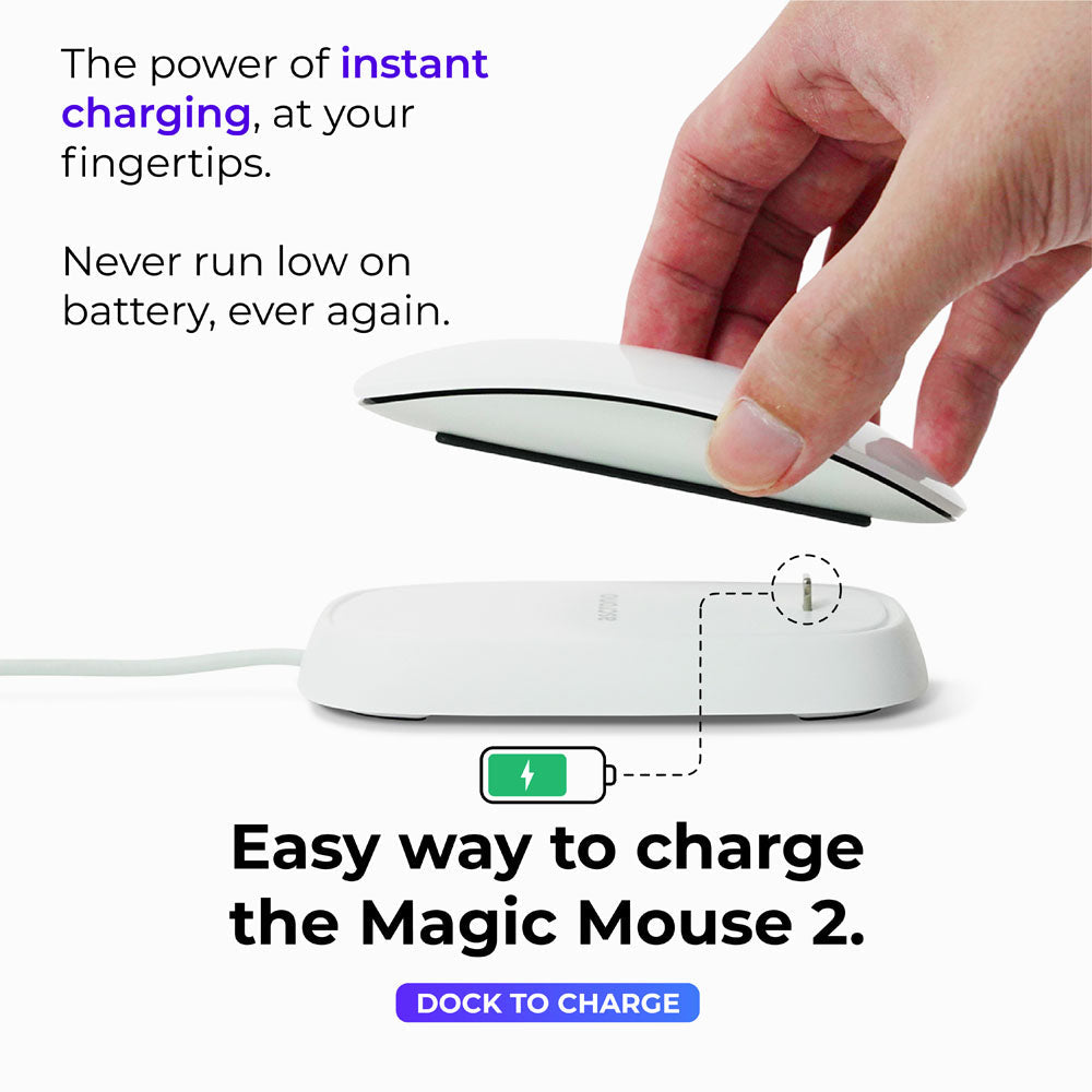 Ascrono® Magic Mouse 2 Charger
